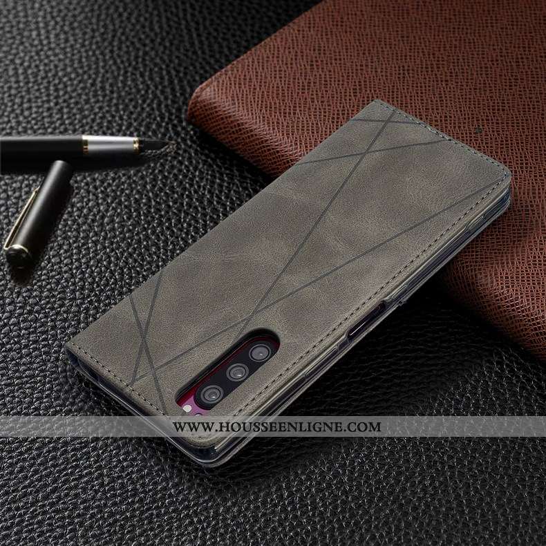 Housse Sony Xperia 5 Cuir Protection Coque Tout Compris Étui Nouveau Rouge