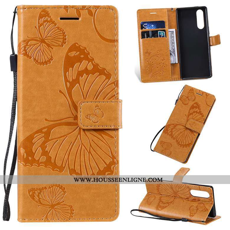 Housse Sony Xperia 5 Fluide Doux Silicone Téléphone Portable Incassable Protection Étui Verte