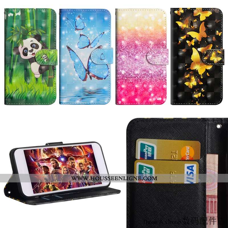 Housse Sony Xperia L1 Fluide Doux Ornements Suspendus Peinture Cuir Téléphone Portable Clamshell Ver
