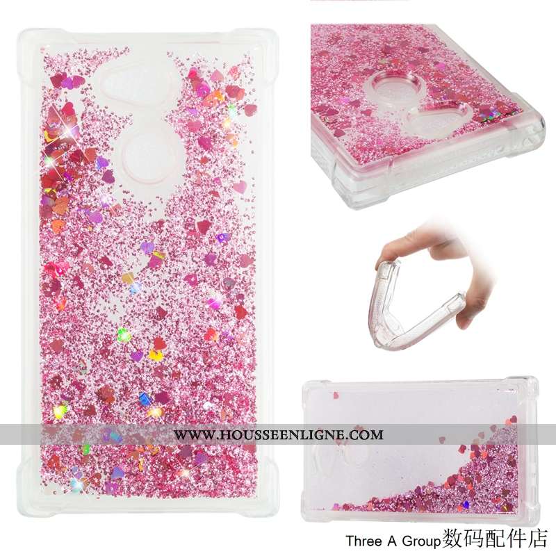 Housse Sony Xperia L2 Créatif Fluide Doux Protection Étui Personnalité Petit Rose