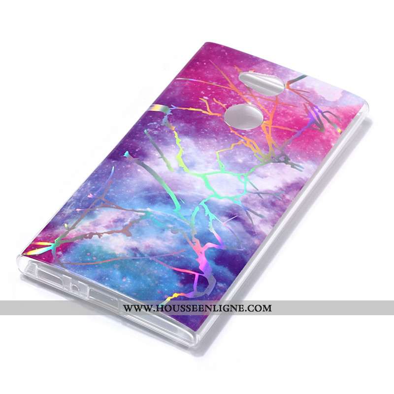 Housse Sony Xperia L2 Dessin Animé Grand Téléphone Portable Coque Rose Étui