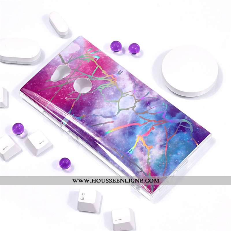 Housse Sony Xperia L2 Dessin Animé Grand Téléphone Portable Coque Rose Étui