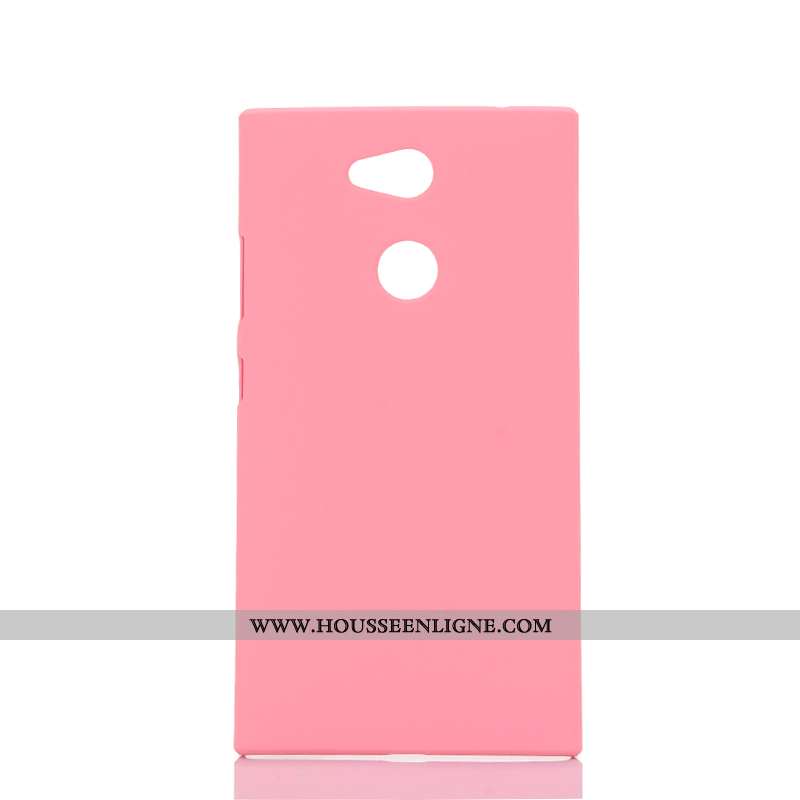 Housse Sony Xperia L2 Délavé En Daim Protection Membrane Étui Coque Téléphone Portable Bleu