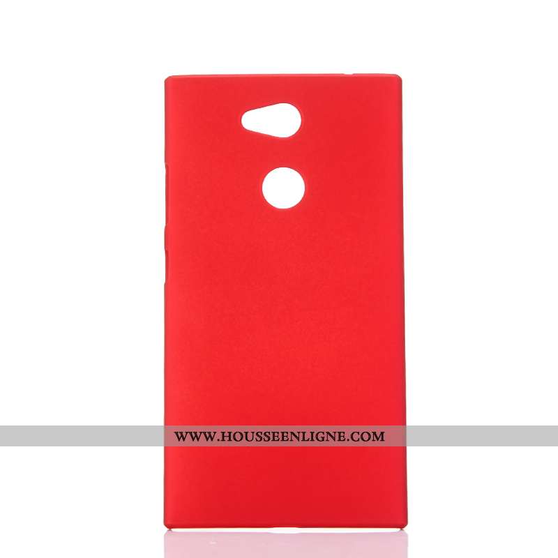 Housse Sony Xperia L2 Délavé En Daim Protection Membrane Étui Coque Téléphone Portable Bleu