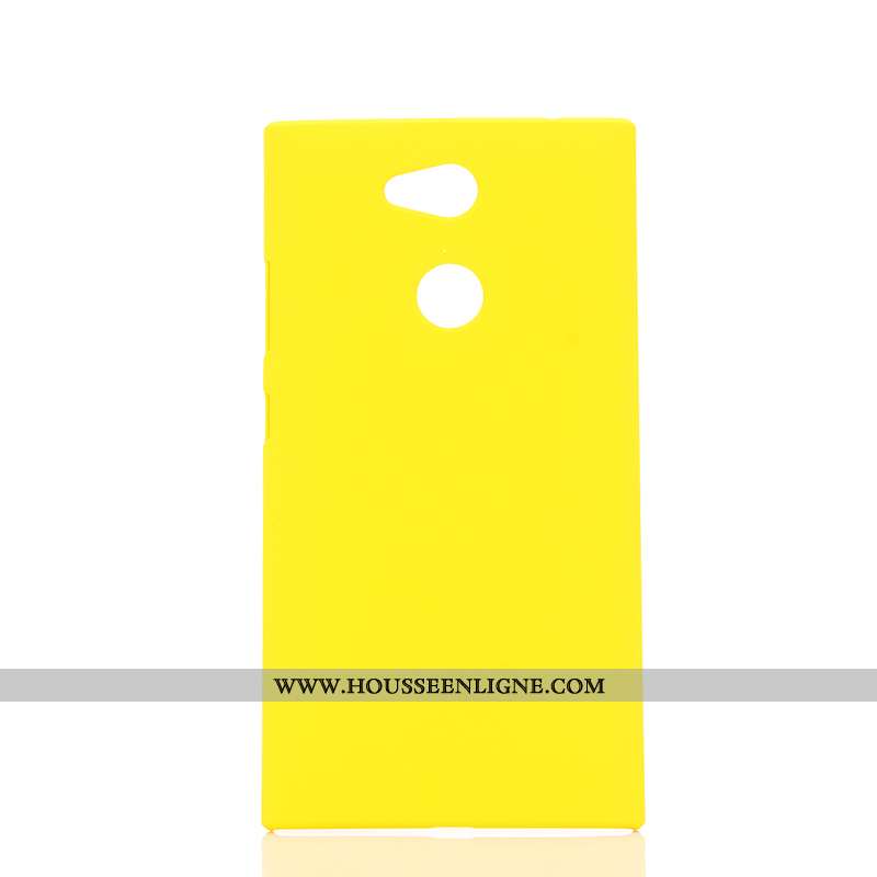 Housse Sony Xperia L2 Délavé En Daim Protection Membrane Étui Coque Téléphone Portable Bleu
