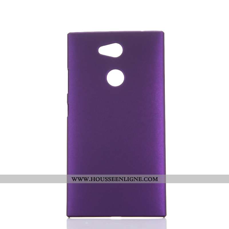 Housse Sony Xperia L2 Délavé En Daim Protection Membrane Étui Coque Téléphone Portable Bleu
