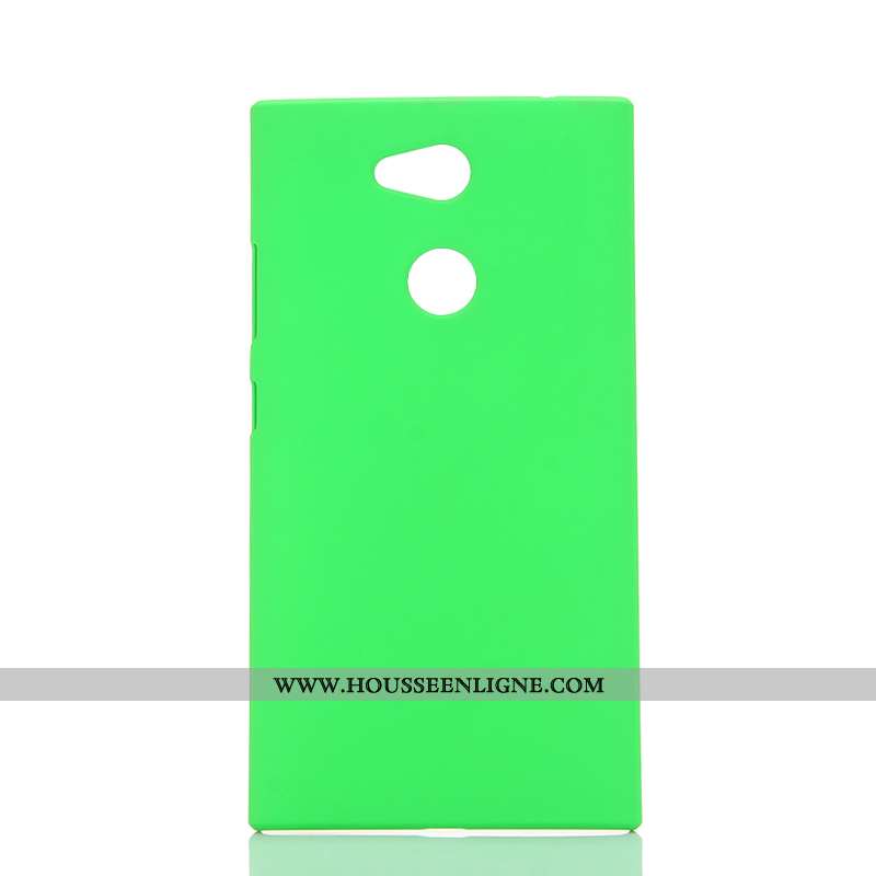 Housse Sony Xperia L2 Délavé En Daim Protection Membrane Étui Coque Téléphone Portable Bleu