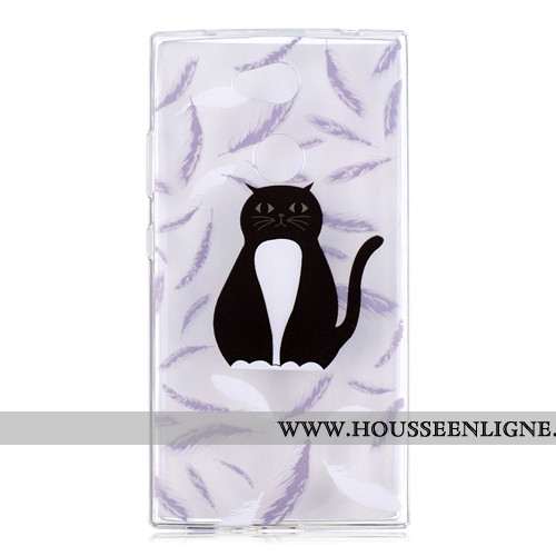 Housse Sony Xperia L2 Fluide Doux Dessin Animé Téléphone Portable Charmant Vert Étui Coque Verte