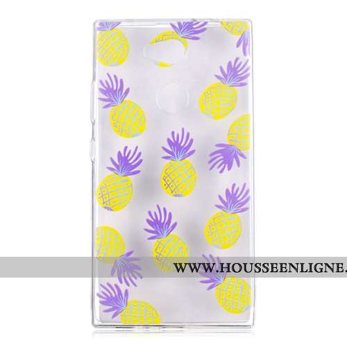 Housse Sony Xperia L2 Fluide Doux Dessin Animé Téléphone Portable Charmant Vert Étui Coque Verte