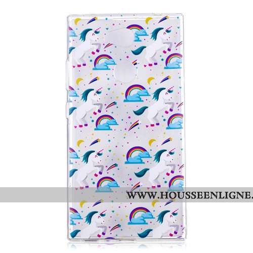 Housse Sony Xperia L2 Fluide Doux Dessin Animé Téléphone Portable Charmant Vert Étui Coque Verte