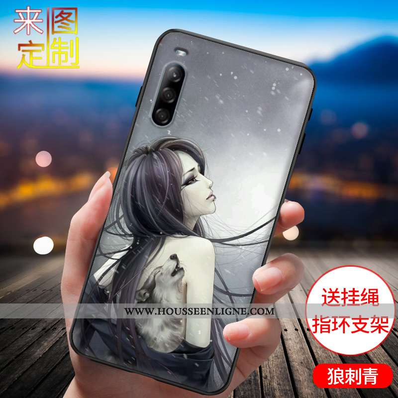 Housse Sony Xperia L4 Personnalité Tendance Étui Protection Noir Tout Compris Téléphone Portable