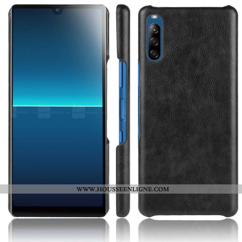 Housse Sony Xperia L4 Protection Délavé En Daim Étui Incassable Gris Difficile Coque