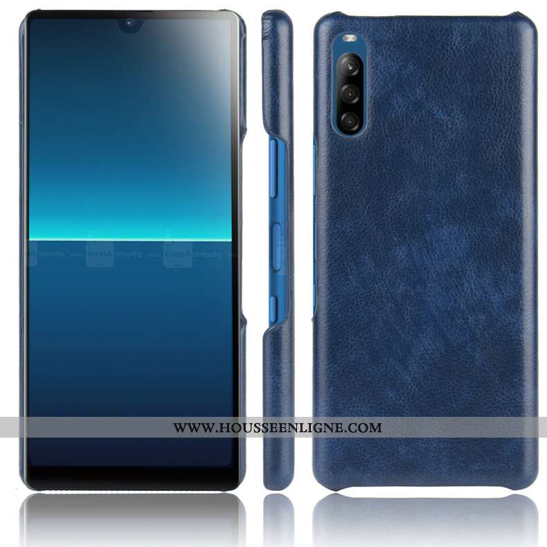 Housse Sony Xperia L4 Protection Délavé En Daim Étui Incassable Gris Difficile Coque