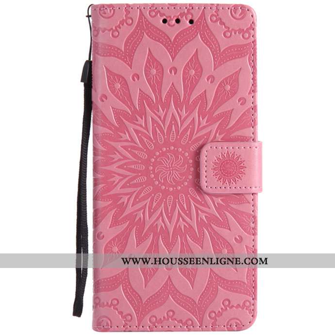 Housse Sony Xperia Xa Ultra Cuir Silicone Coque Protection Étui Téléphone Portable Rose