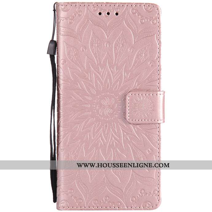Housse Sony Xperia Xa Ultra Cuir Silicone Coque Protection Étui Téléphone Portable Rose