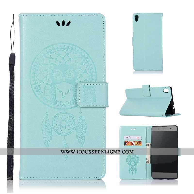 Housse Sony Xperia Xa Ultra Portefeuille Cuir Téléphone Portable Gris Imprimé Étui Modèle Fleurie