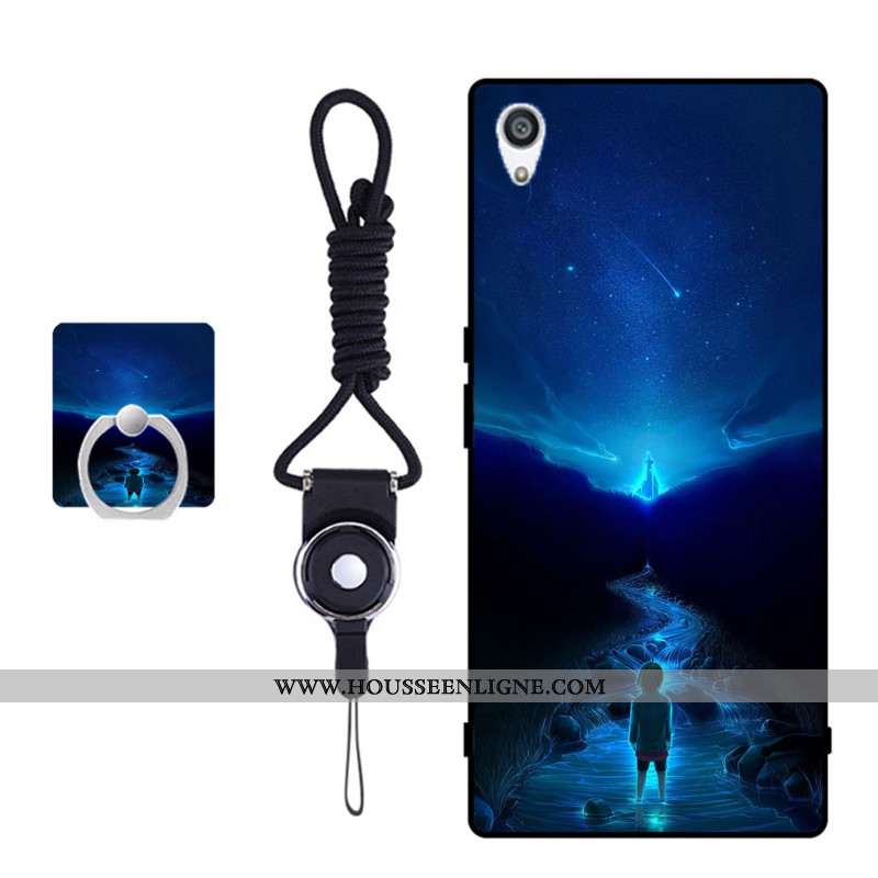 Housse Sony Xperia Xa Ultra Protection Fluide Doux Bleu Étui Coque Téléphone Portable