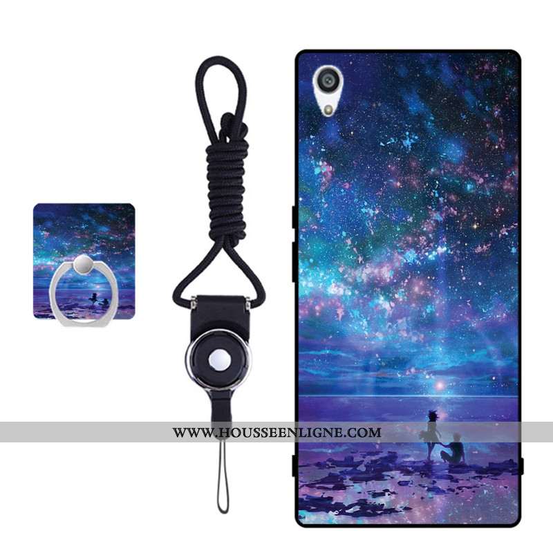 Housse Sony Xperia Xa Ultra Protection Fluide Doux Bleu Étui Coque Téléphone Portable