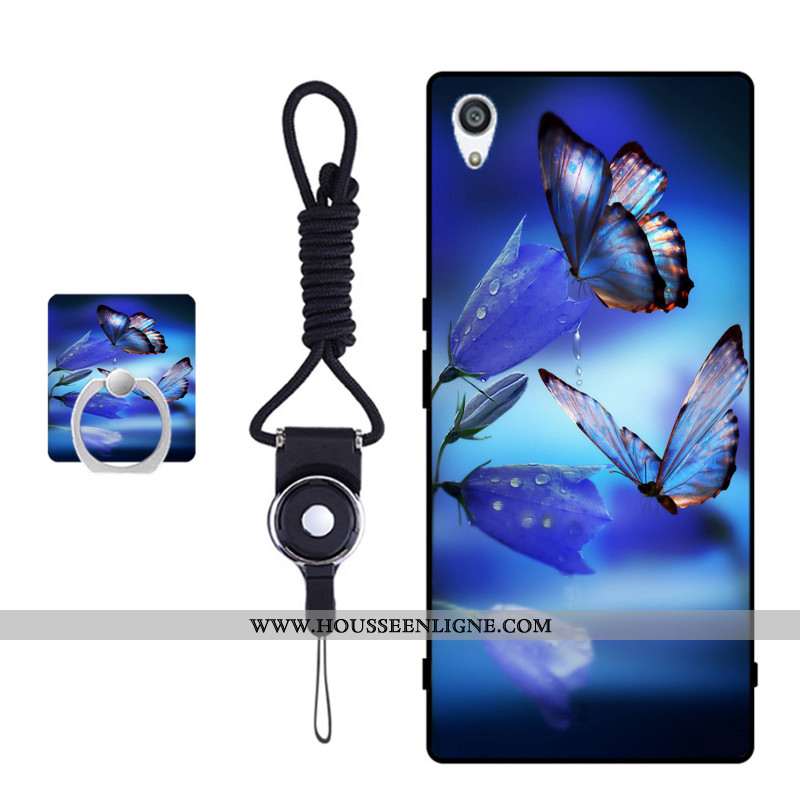 Housse Sony Xperia Xa Ultra Protection Fluide Doux Bleu Étui Coque Téléphone Portable