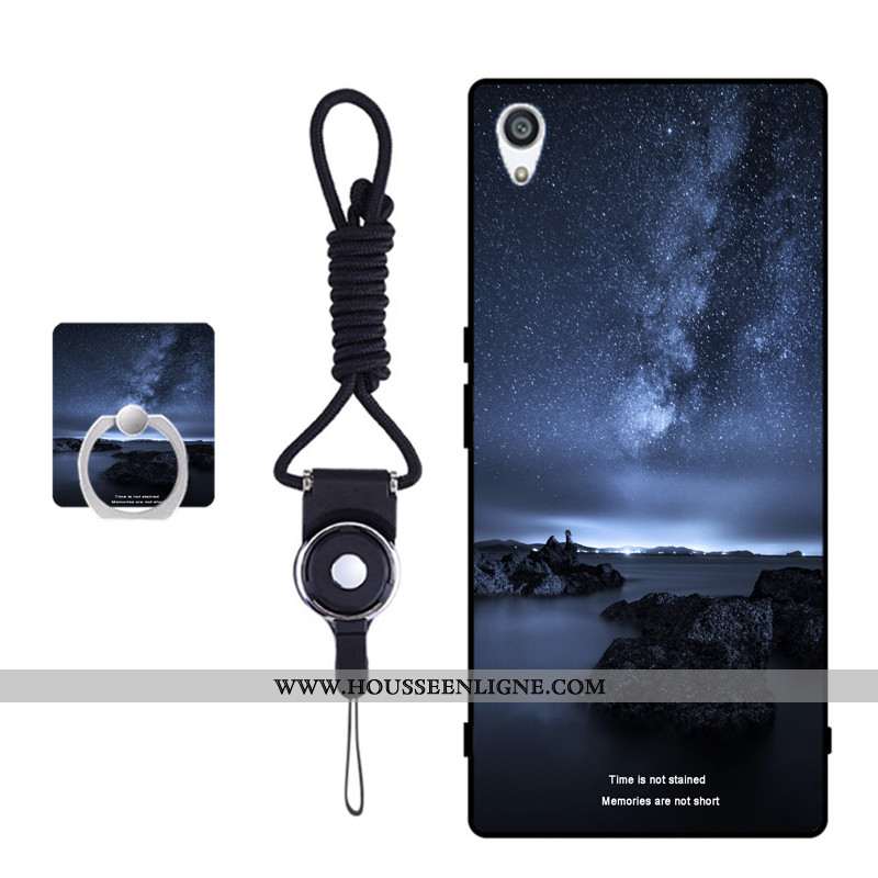 Housse Sony Xperia Xa Ultra Protection Fluide Doux Bleu Étui Coque Téléphone Portable