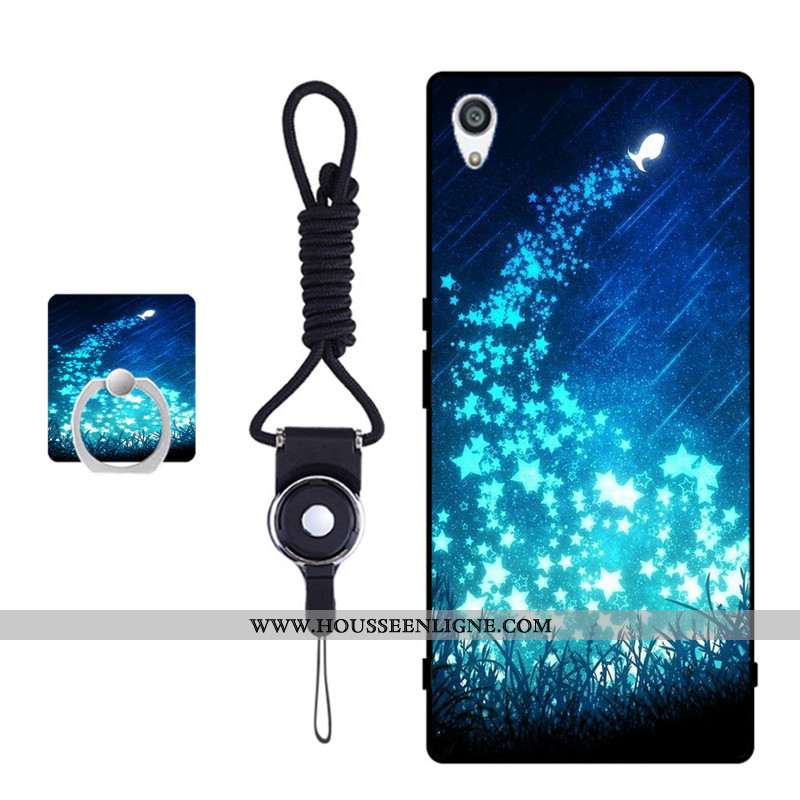 Housse Sony Xperia Xa Ultra Protection Fluide Doux Bleu Étui Coque Téléphone Portable