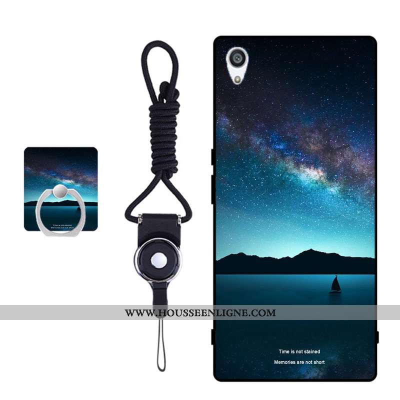 Housse Sony Xperia Xa Ultra Protection Fluide Doux Bleu Étui Coque Téléphone Portable