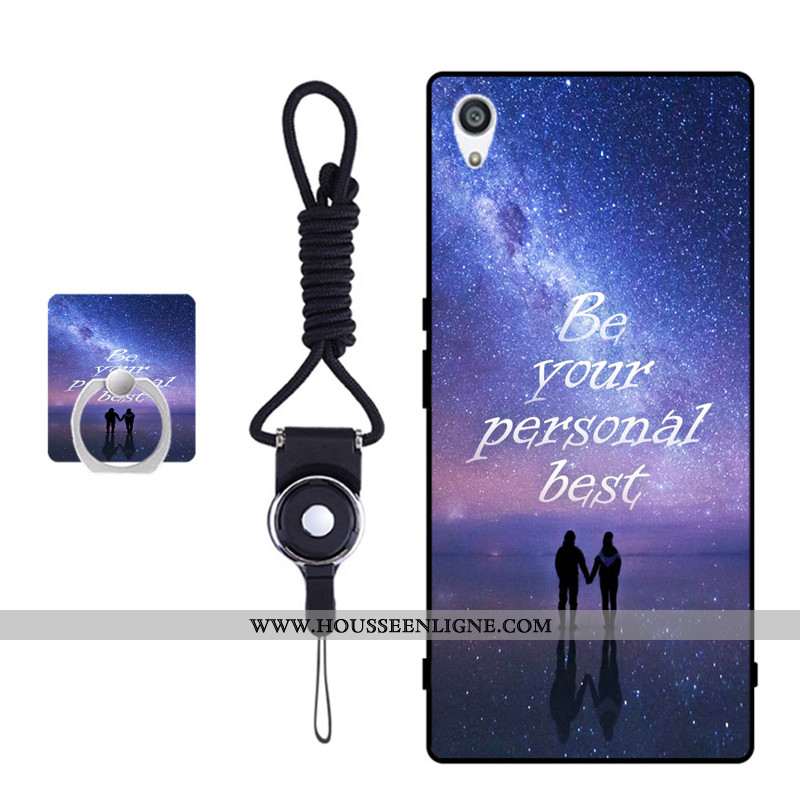 Housse Sony Xperia Xa Ultra Protection Fluide Doux Bleu Étui Coque Téléphone Portable