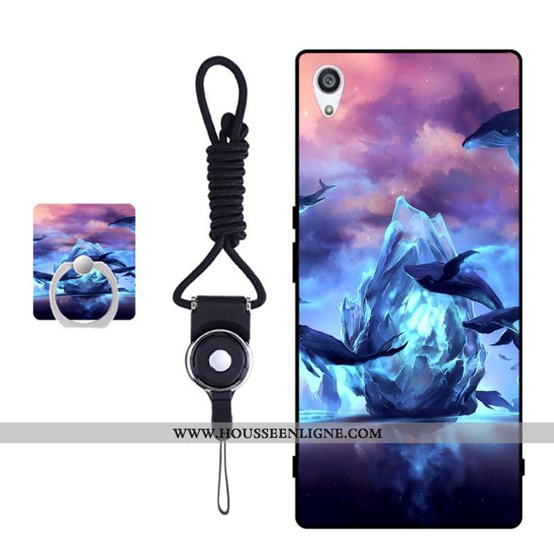 Housse Sony Xperia Xa Ultra Protection Fluide Doux Bleu Étui Coque Téléphone Portable