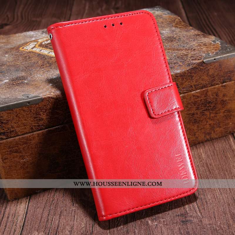 Housse Sony Xperia Xa1 Cuir Protection Portefeuille Carte Jaune Étui