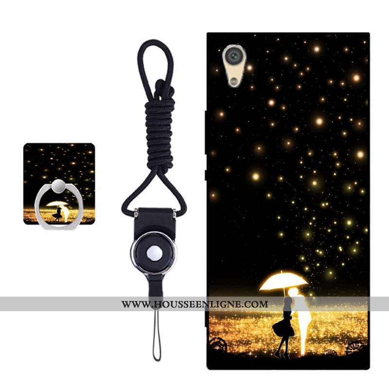 Housse Sony Xperia Xa1 Fluide Doux Protection Coque Bleu Incassable Téléphone Portable Couvercle Arr