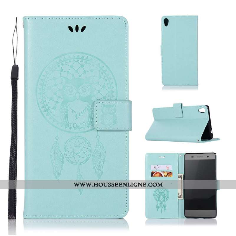 Housse Sony Xperia Xa1 Fluide Doux Silicone Coque Téléphone Portable Protection Clamshell Étui Bleu