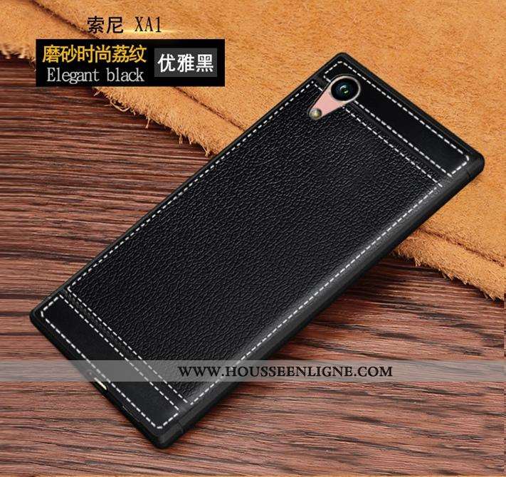 Housse Sony Xperia Xa1 Ornements Suspendus Personnalité Marron Fluide Doux Simple Tout Compris Prote