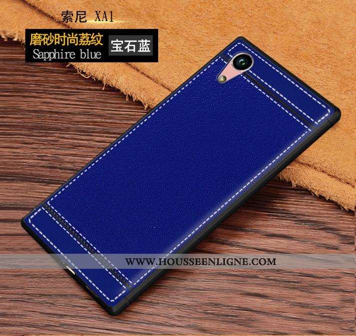 Housse Sony Xperia Xa1 Ornements Suspendus Personnalité Marron Fluide Doux Simple Tout Compris Prote