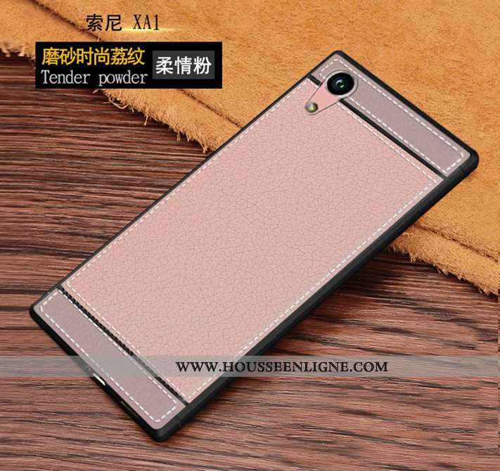 Housse Sony Xperia Xa1 Ornements Suspendus Personnalité Marron Fluide Doux Simple Tout Compris Prote
