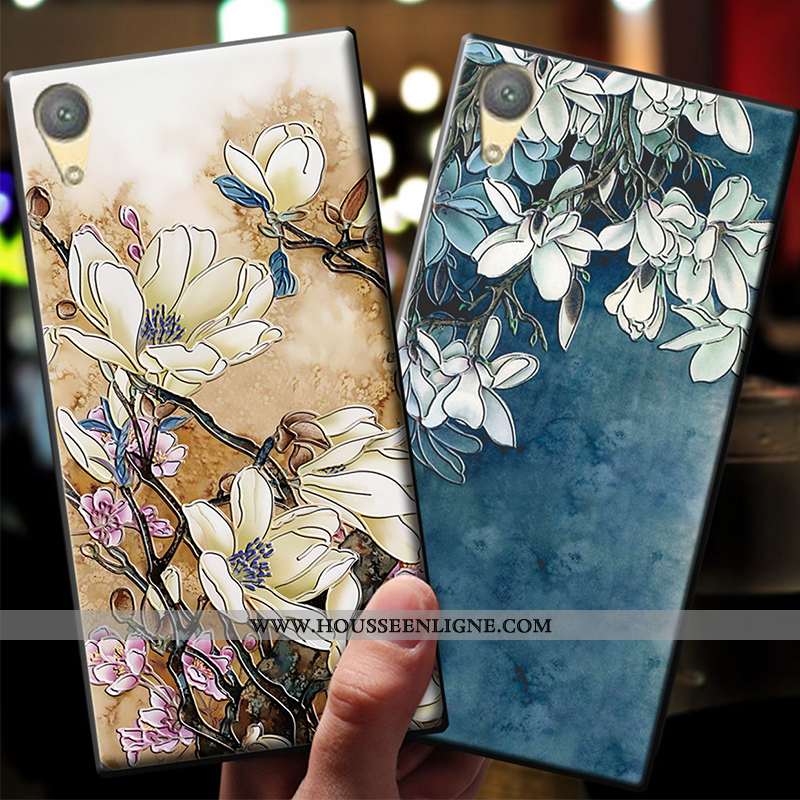 Housse Sony Xperia Xa1 Plus Protection Délavé En Daim Tendance Tout Compris Dessin Animé Silicone Co