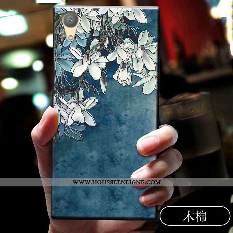 Housse Sony Xperia Xa1 Plus Protection Délavé En Daim Tendance Tout Compris Dessin Animé Silicone Co