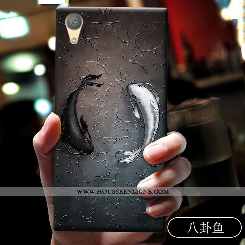 Housse Sony Xperia Xa1 Plus Protection Délavé En Daim Tendance Tout Compris Dessin Animé Silicone Co