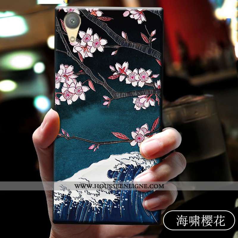 Housse Sony Xperia Xa1 Plus Protection Délavé En Daim Tendance Tout Compris Dessin Animé Silicone Co