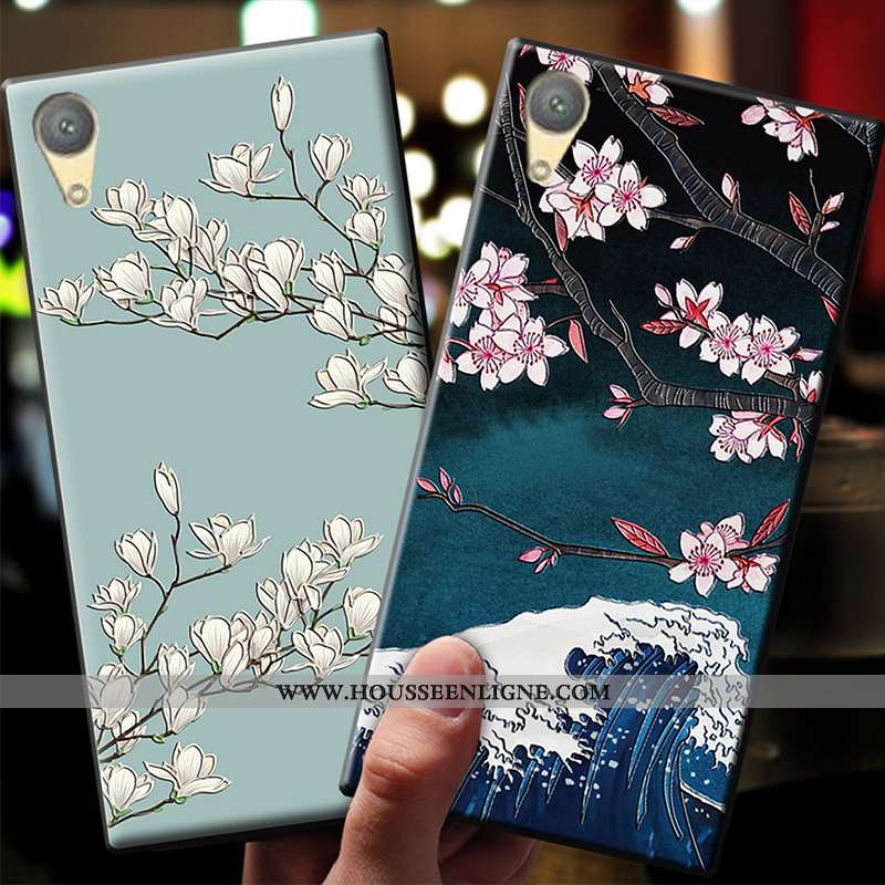 Housse Sony Xperia Xa1 Plus Protection Délavé En Daim Tendance Tout Compris Dessin Animé Silicone Co