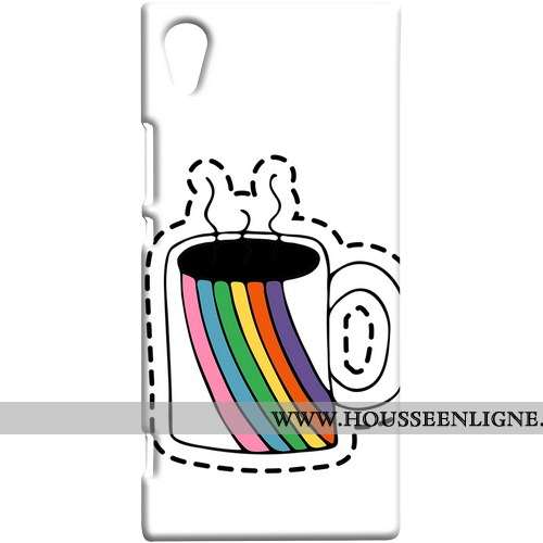 Housse Sony Xperia Xa1 Protection Blanc Fashion Téléphone Portable Coque Difficile Étui Blanche