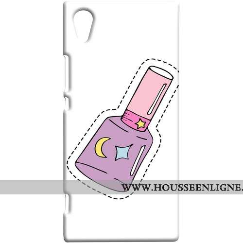 Housse Sony Xperia Xa1 Protection Blanc Fashion Téléphone Portable Coque Difficile Étui Blanche