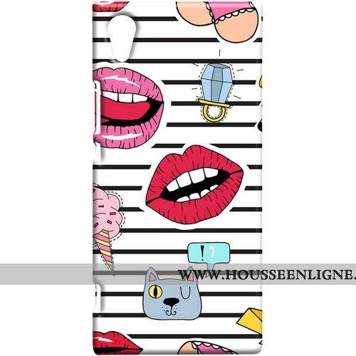 Housse Sony Xperia Xa1 Protection Blanc Fashion Téléphone Portable Coque Difficile Étui Blanche