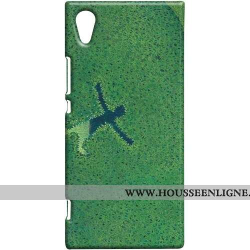 Housse Sony Xperia Xa1 Protection Coque Vert Étui Téléphone Portable Difficile Verte