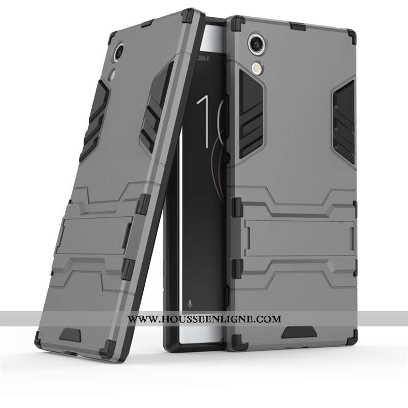 Housse Sony Xperia Xa1 Protection Téléphone Portable Coque Incassable Support Or Étui Doré