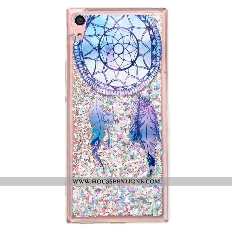 Housse Sony Xperia Xa1 Ultra Créatif Fluide Doux Incassable Téléphone Portable Coque Bleu