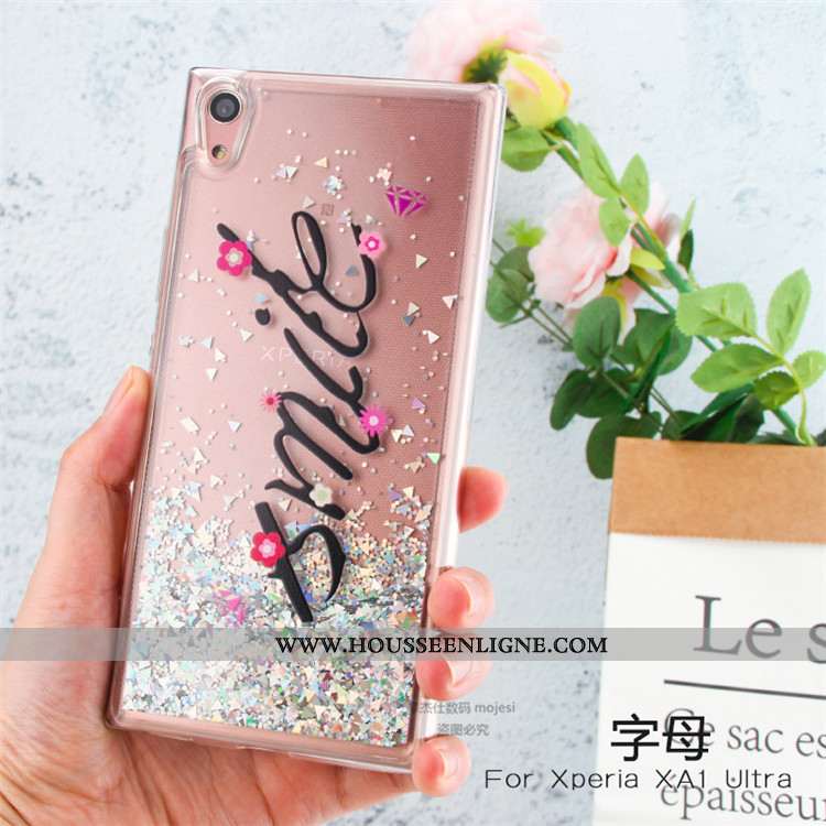 Housse Sony Xperia Xa1 Ultra Créatif Fluide Doux Incassable Téléphone Portable Coque Bleu