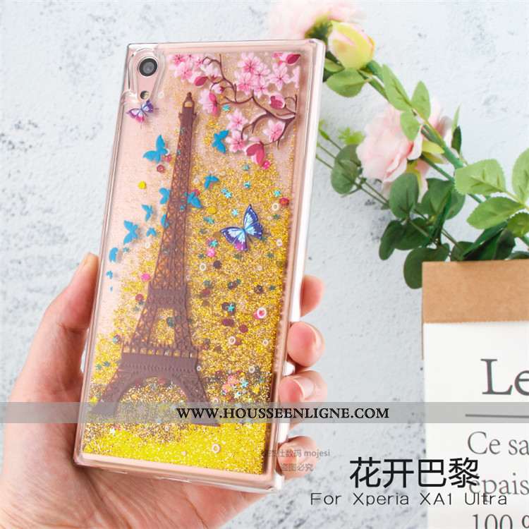 Housse Sony Xperia Xa1 Ultra Créatif Fluide Doux Incassable Téléphone Portable Coque Bleu