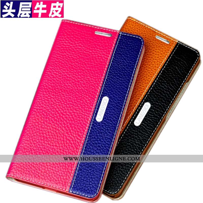 Housse Sony Xperia Xa1 Ultra Protection Cuir Véritable Marron Coque Téléphone Portable Cuir Étui