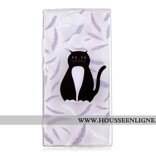 Housse Sony Xperia Xa2 Charmant Fluide Doux Téléphone Portable Vert Dessin Animé Coque Étui Verte