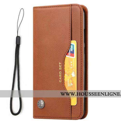 Housse Sony Xperia Xa2 Cuir Protection Téléphone Portable Coque Incassable Étui Marron